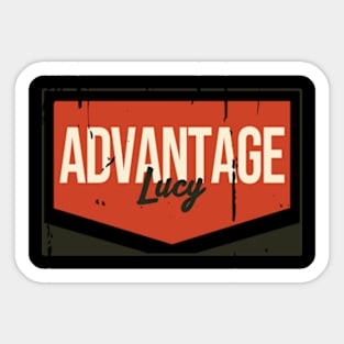 Advantage Lucy Pop Sticker